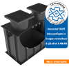Vetafscheider HDPE rechthoekig AMT