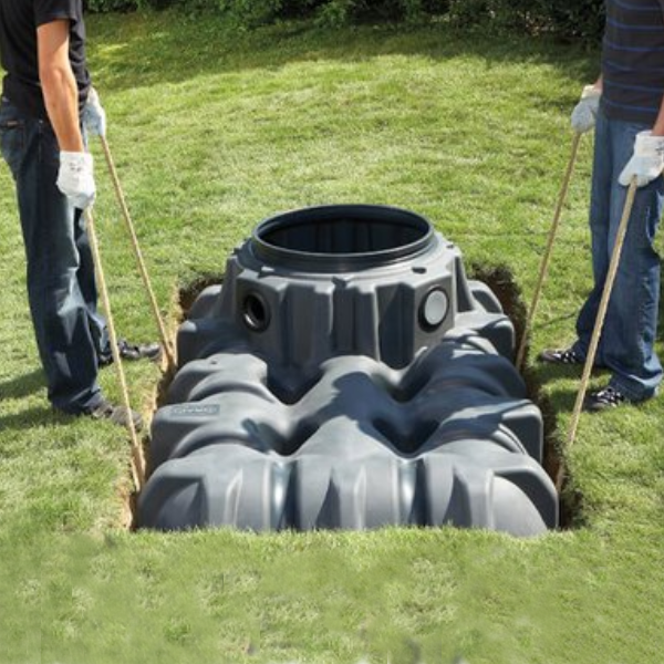 Regenwaterput Inhoud 5000 Liter Kunststof Inclusief Deksel Aqua 