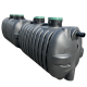 Septic-tank IBA I systeem kunststof AMT Aqua Milieu Techniek Septic